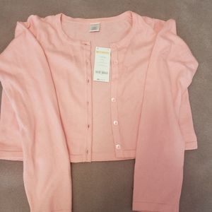 Girls Pink short light sweater